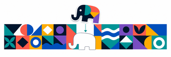 Ilustración del reto Mosaico animal