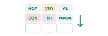 Ilustración del reto Mosaico de Frases