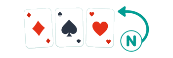 Ilustración del reto N-Back de Cartas
