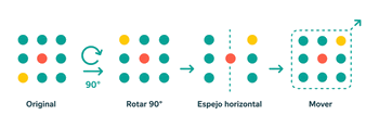 Illustration of the game Pattern Transformation