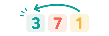 Illustration of the game Backward Sequence