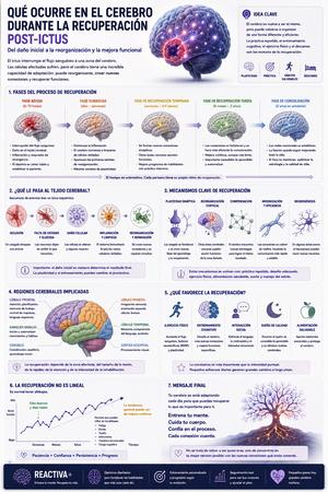 Infografía: Qué ocurre en el cerebro post-ictus